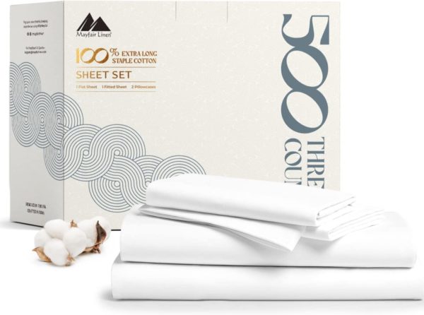 Cotton Sheet White Full Sheets Set