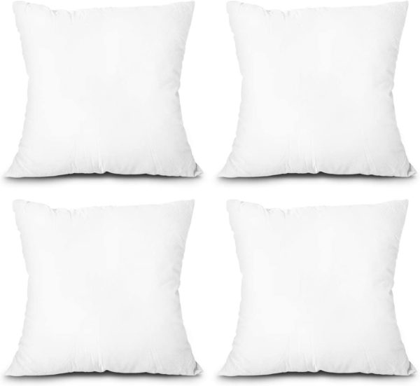 Throw Pillow Inserts Set of 4