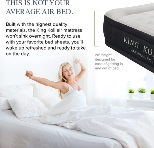 Air Mattress Queen with Built-in Pump - Image 3